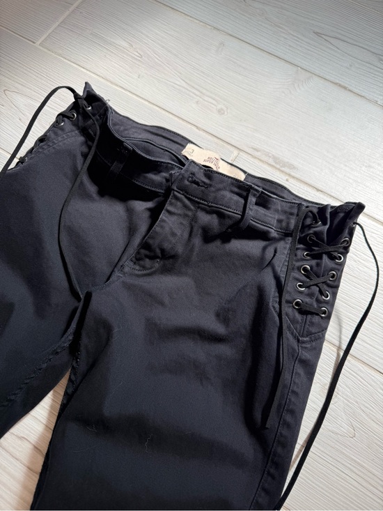 Hollister Denim - Low Rise Jeans with Lace-Up Sides